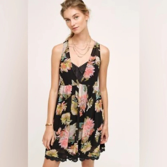 MAEVE by ANTHROPOLOGIE‎ Violetta Floral Dress - Picture 1 of 13